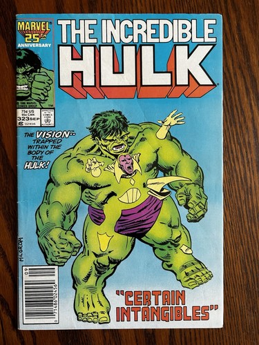 Incredible hulk 323 marvel - incredible,