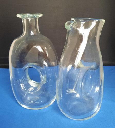 Mid century handblown glass - handblown,
