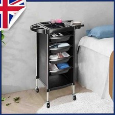 Salon Hairdresser Trolley W/ 4 Drawers Beauty Barber Storage Basket Rolling Cart