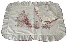 Vintage Dorma Pillowcases One Pair SUMMER SENT Frilled Edge Pink Floral VGC