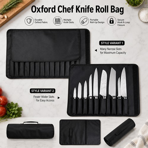Waterproof black oxford chef - oxford,