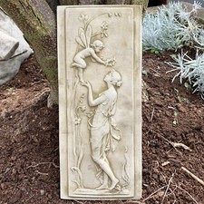 Stone Nymph & Cherub Wall