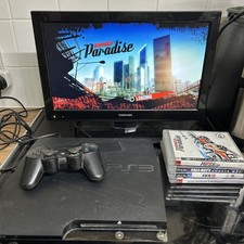 Sony PlayStation 3 Bundle PS3 Slim CECH-2003B 250GB Console + 4 Games