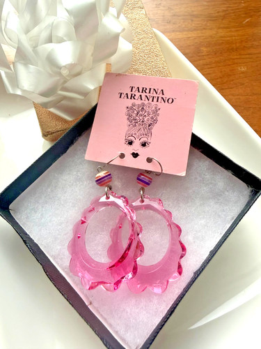 Tarina tarantino earrings pink - tarantino,