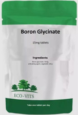 Boron Glycinate 15mg Tablets