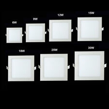 Dimmable Recessed Led Panel Light Ceiling Downlights Lamp Square 9W 12W 15W 30W 
