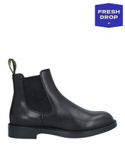 RRP€463 DOUCAL'S Leather Chelsea Boots US6 UK3 EU36 Logo Pull On Made in Italy