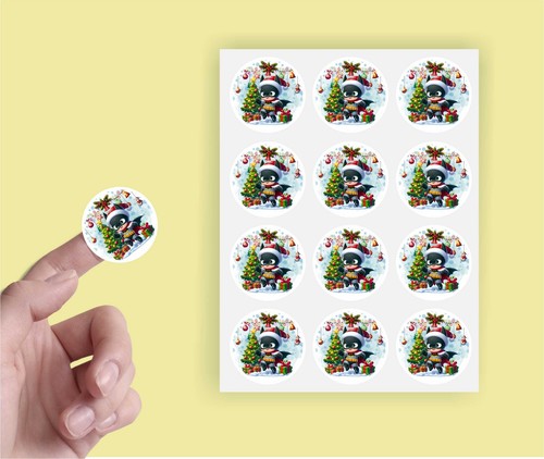 X24 batman christmas sticker - christmas,