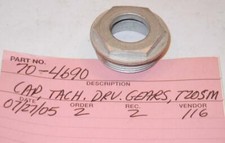 Triumph Tiger Cub T20SM 200cc tachometer drive threaded cover cap NOS UK 70-4690