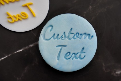 Cupcake stamp custom - stamp, text"