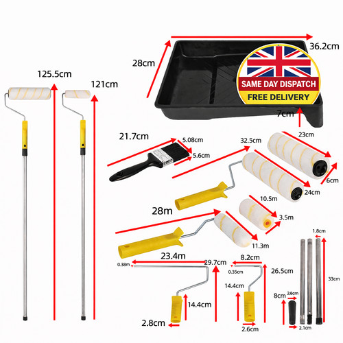 Paint roller kit - roller,