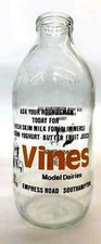 Vintage - 1980's - Advertising - Glass Milk Bottle - Buy 1 Get 1 Free