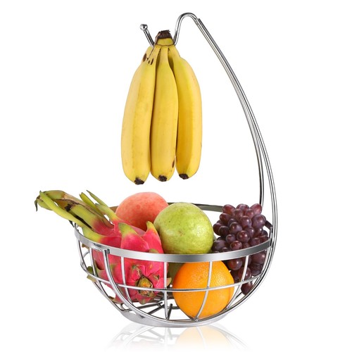 Fruit basket with - basket, banana