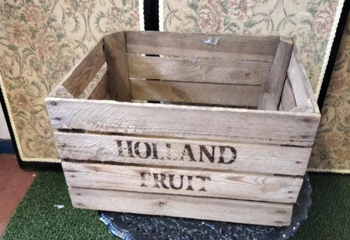 Vintage wooden holland fruit