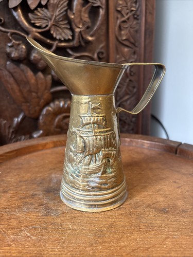 Vintage peerage brass pitcher - brass,