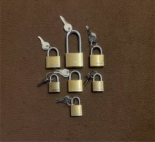 Chubb padlocks all - x,
