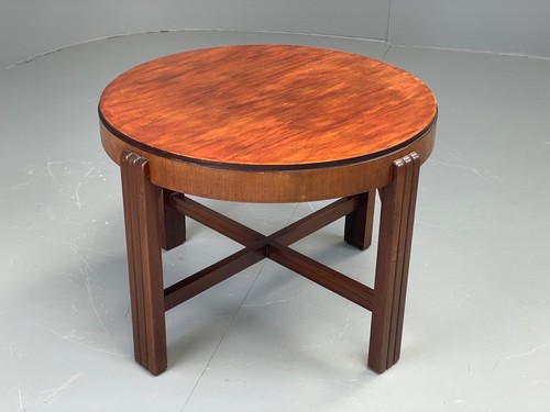 Vintage circular side table - vintage,