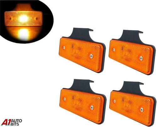 Led amber side marker - 4x,