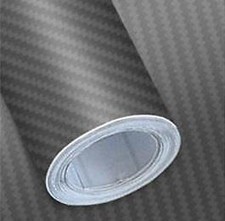 Grey CARBON FIBRE Effect Boot Bumper Sill Protector (06/GY) suits RENAULT