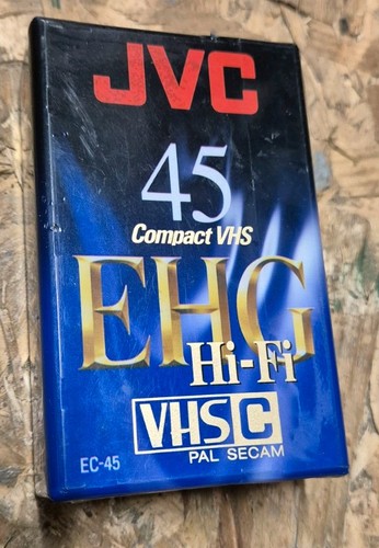 New jvc compact vhs - new,