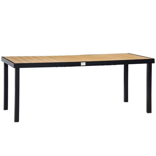 Large aluminium garden dining - aluminium,