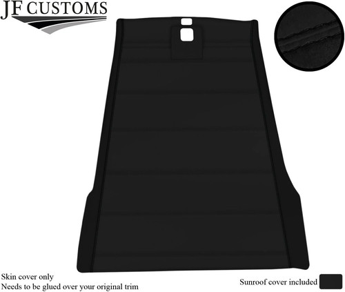 Black stitch roof headlining - black,