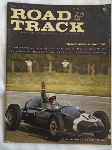 Road track mar 1960 porsche - &,