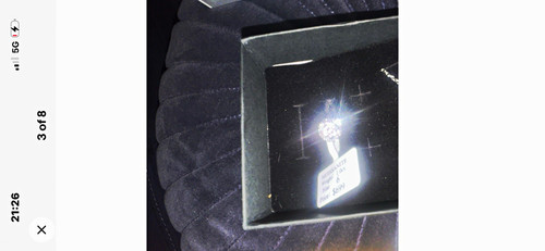 Lab created moissanite halo - ,