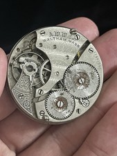Waltham Pocket Watch Movement Model 1899 No. 610 16s 7j - FOR PARTS/REPAIR