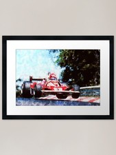 Niki Lauda Framed Art Print