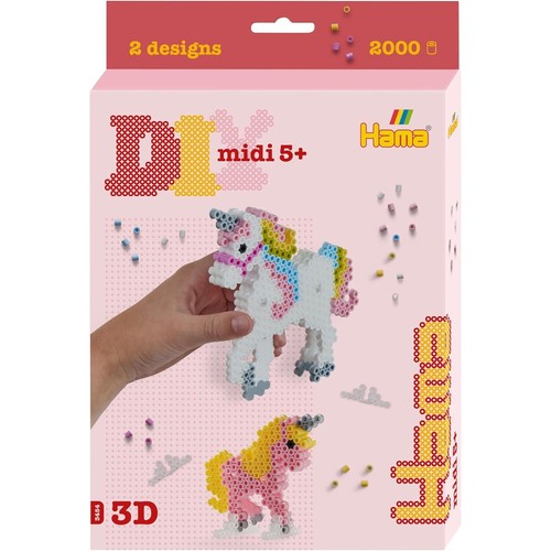Hama unicorn beads - unicorn, craft