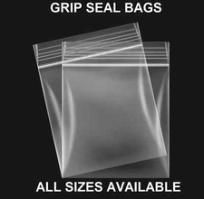 Grip Seal Bags Clear Poly