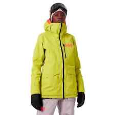 Helly Hansen Womens Aurora Infinity Shell Ski Snow Jacket / Yellow / RRP £620