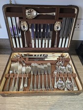 Vintage Cutlery Set - Silver &