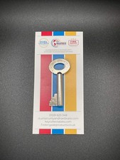 Fire Brigade Products FB14 Genuine Large Yellow Padlock Key Pack of 1