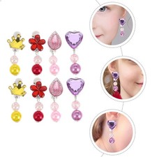 4 Pairs Cute Earrings