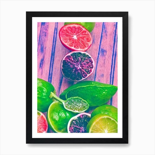 Finger lime risograph retro - finger,