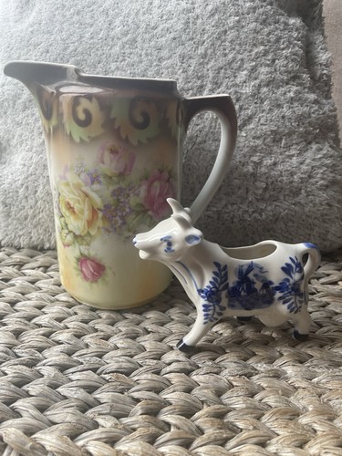 Hand painted vintage - hand, jugs