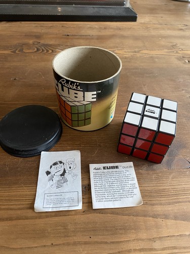 Rubik cube 80s genuine - rubik's,