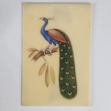 Indian Peacock Miniature Painting
