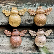 Solid Brass Bumble Bee Door