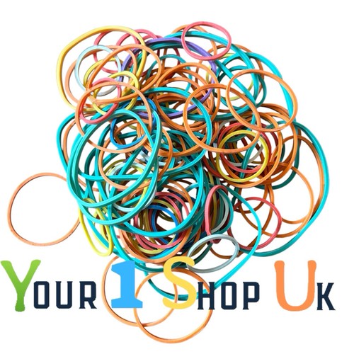 Elastic bands coloured thick - elastic, coloured,