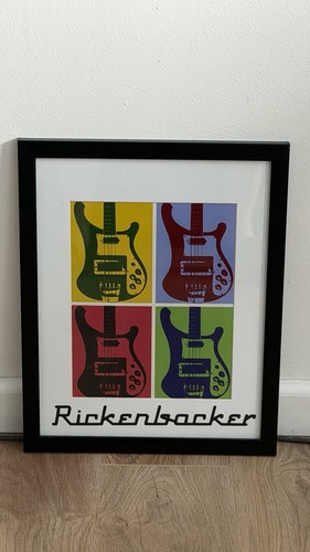 Framed rickenbacker 4003 bass - framed,