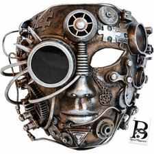 Steampunk Terminator Masquerade Mask Mad Max Cosplay Halloween Costume Party
