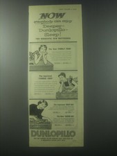 1954 Dunlopillo Mattresses