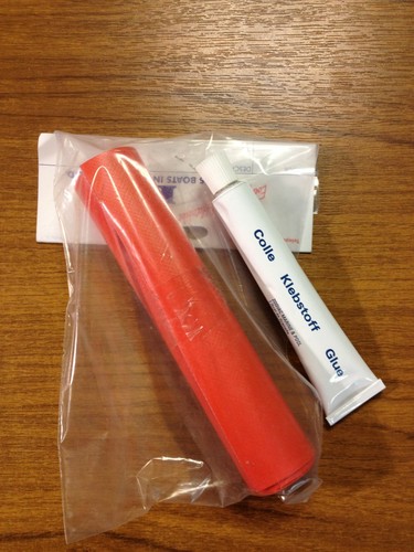 Orange pvc inflatable - orange,
