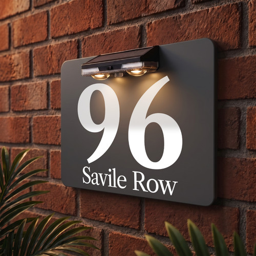 Personalised house number - house,