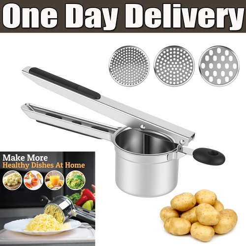 Stainless steel potato ricer - potato,