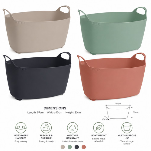 45l flexible garden - garden, heavy