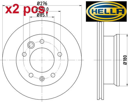Brake disc fits mercedes - brake,